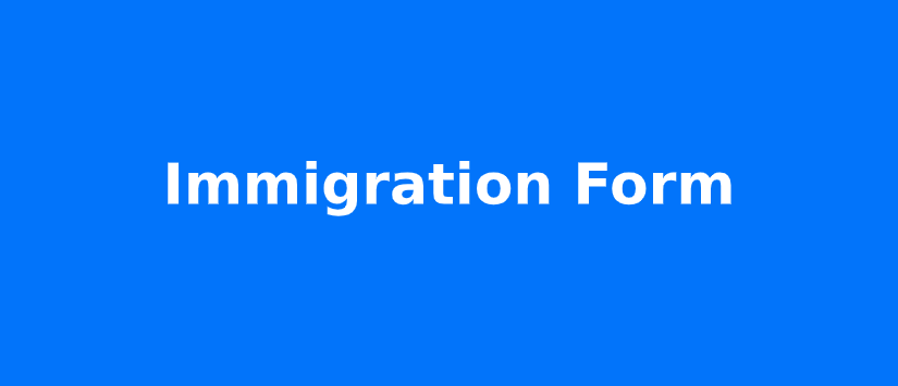 Immigration Forms Services